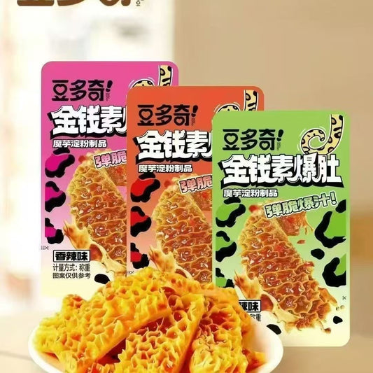 豆多奇 金銭風もちん食感 大豆まるごとスナック[豆多奇金钱素毛肚]