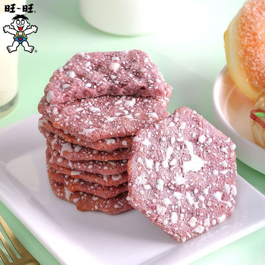 黒米使用 サクサク雪餅 お菓子[旺旺黑米雪饼]