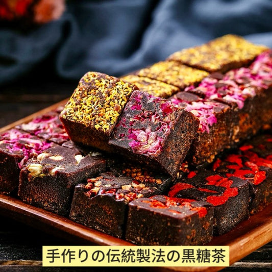 手作りの伝統製法の黒糖茶