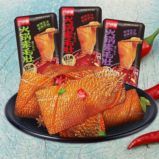 火鍋味ベジタリアン毛肚[火锅味素毛肚]
