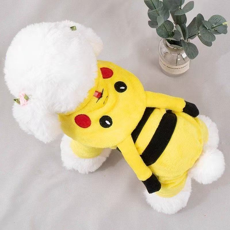 ぴかちゅう しょうがたけんよう どっぐうぇあ[皮卡丘狗狗衣服小型犬]