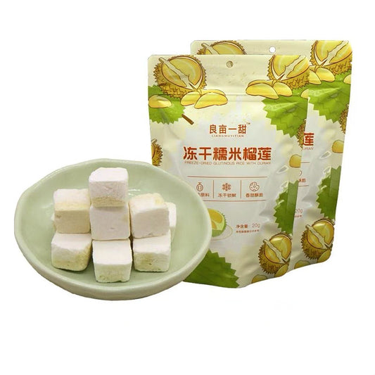 冷凍乾燥されたもち米ドリアン