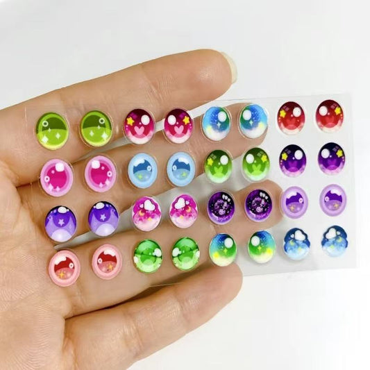 LABUBU4.0 10cmまつげ用デコレーションシール[LABUBU4.0眼睛睫毛贴纸]